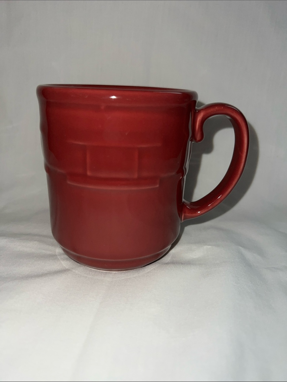 Classic Longaberger Woven Traditions Ceramic Coffee Mug- EC